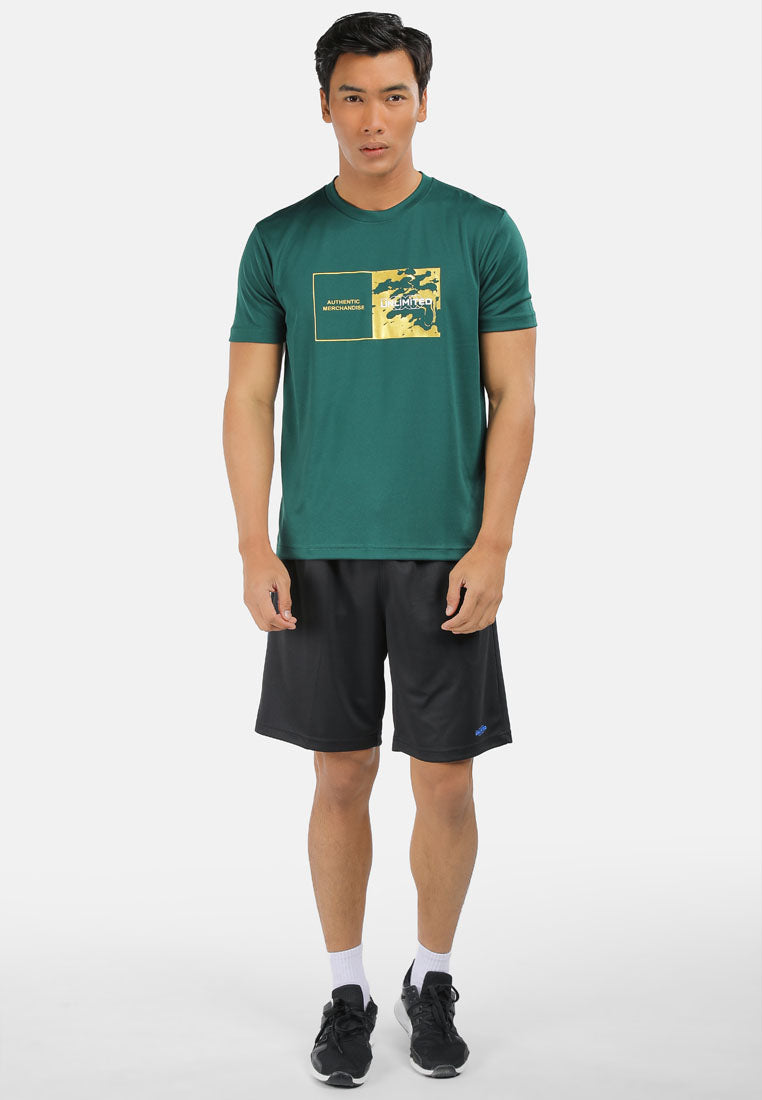 CTH Unlimited Men Microfiber Mesh Short Sleeve Jersey Top with Rubber Printed Logo - CU-91016
