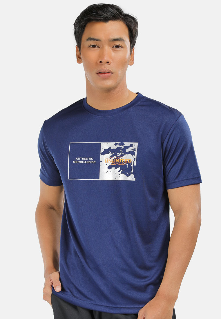 CTH Unlimited Men Microfiber Mesh Short Sleeve Jersey Top with Rubber Printed Logo - CU-91016