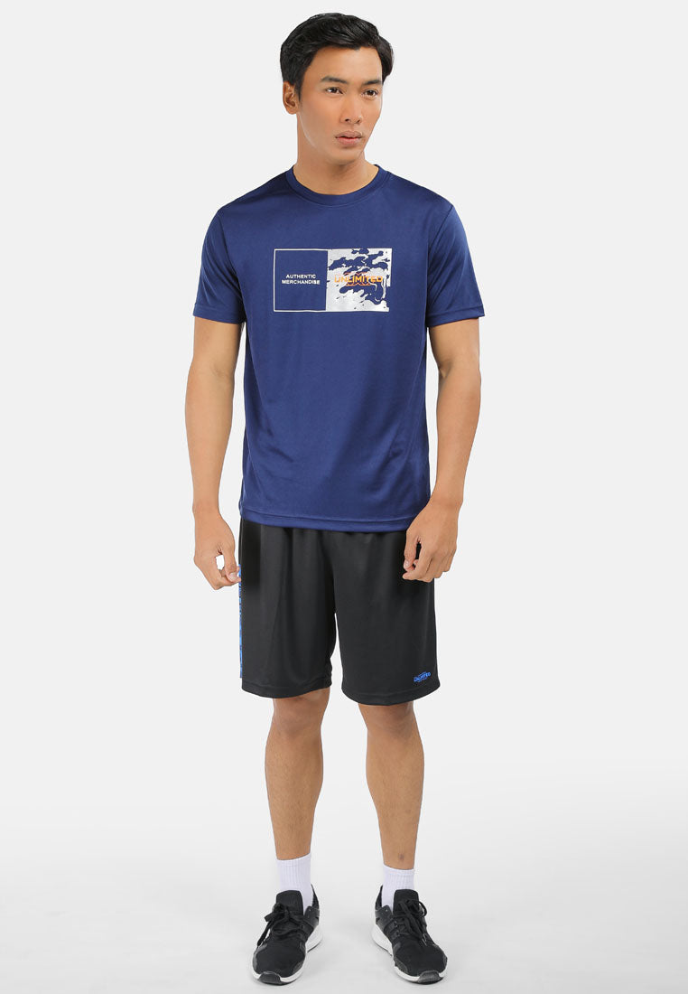 CTH Unlimited Men Microfiber Mesh Short Sleeve Jersey Top with Rubber Printed Logo - CU-91016