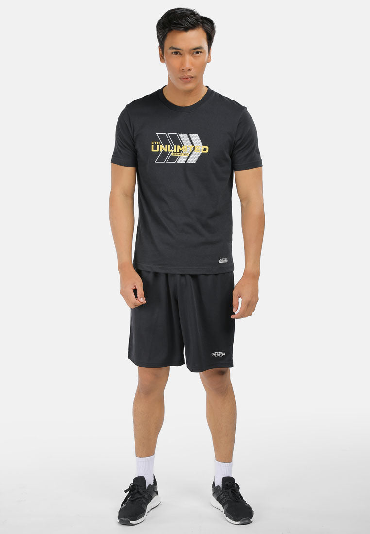 CTH unlimited Men TTC Microfiber Dry Fit Short Sleeve T-Shirt with Print - CU-91026