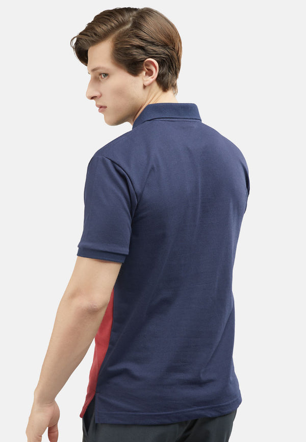 CTH unlimited Men Fancy Fabric Short Sleeve Polo Shirt - CU-70006
