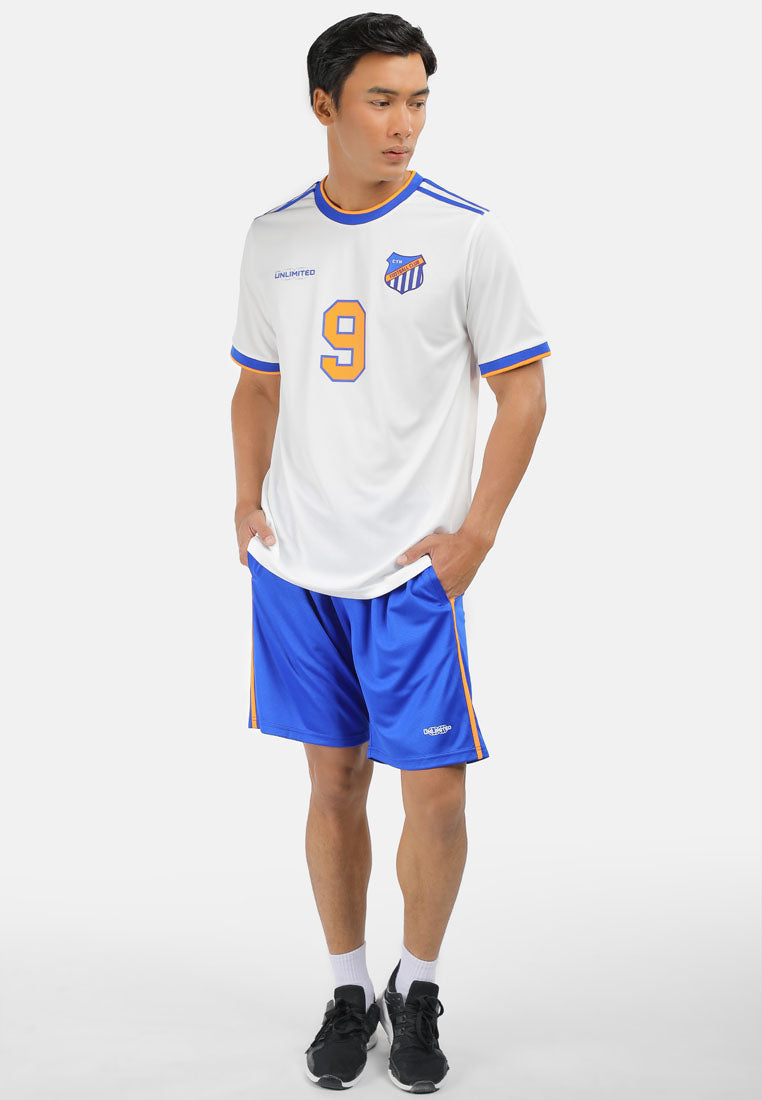 CTH unlimited Men Polyester Round Neck Short Sleeve Football Jersey Top with Print - CU-91042