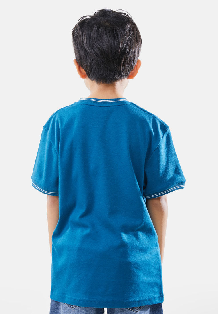 Cheetah Kids Boy Short Sleeves Roundneck Tee - CJ-92832