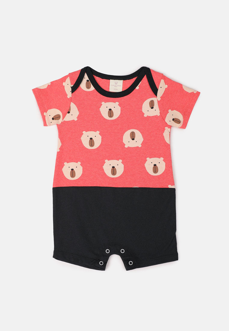 Cheetah Baby Boy Rompers - CBB-160650(F)