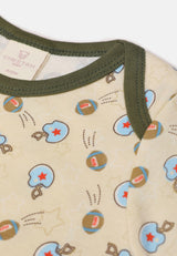 Cheetah Baby Boy Rompers - CBB-160660(F)