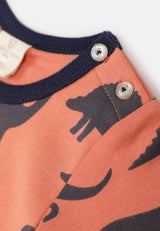 Cheetah Baby Boy Short Sleeves Suit Set - CBB-183038(F)
