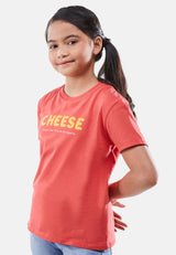 Cheetah Kids Girl Short Sleeves T-Shirt - CJG-92788(F)