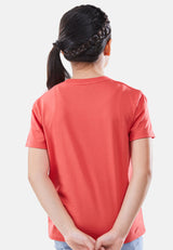 Cheetah Kids Girl Short Sleeves T-Shirt - CJG-92788(F)
