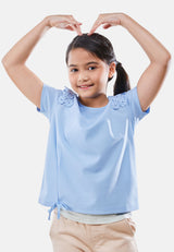Cheetah Kids Girl Short Sleeves Top - CJG-92806