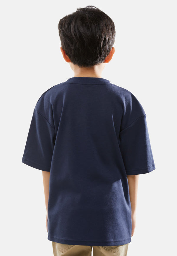 Cheetah Kids Boy Short Sleeves Roundneck Tee - CJ-92822