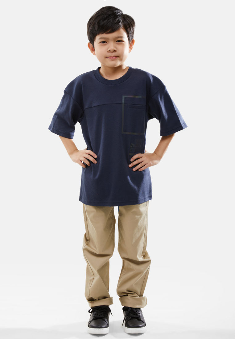 Cheetah Kids Boy Short Sleeves Roundneck Tee - CJ-92822