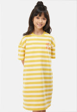Cheetah Kids Girl Short Sleeves Dress - CJG-19230