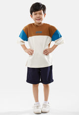 Cheetah Kids Boy Short Sleeves Roundneck Tee - CJ-92816