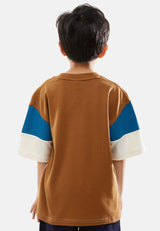 Cheetah Kids Boy Short Sleeves Roundneck Tee - CJ-92816