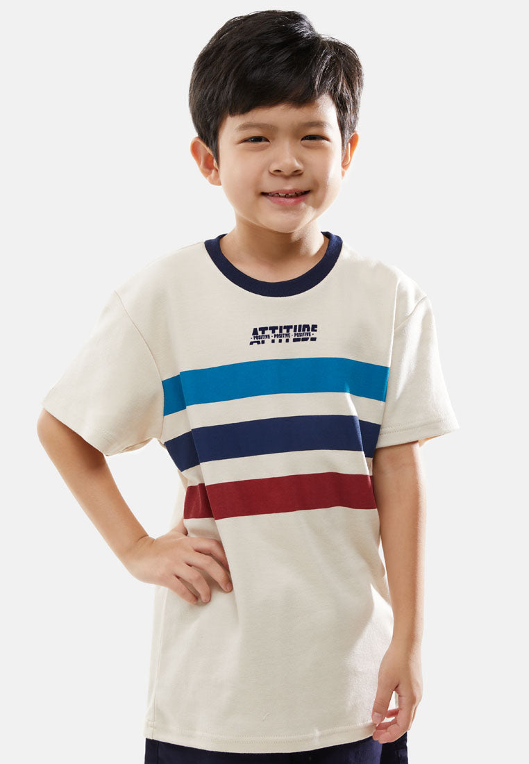 Cheetah Kids Boy Short Sleeves Roundneck Tee - CJ-92826