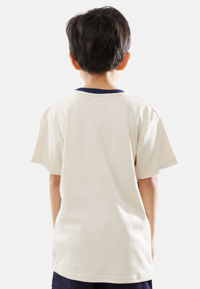 Cheetah Kids Boy Short Sleeves Roundneck Tee - CJ-92826