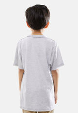 Cheetah Kids Boy Short Sleeves Roundneck Tee - CJ-92828