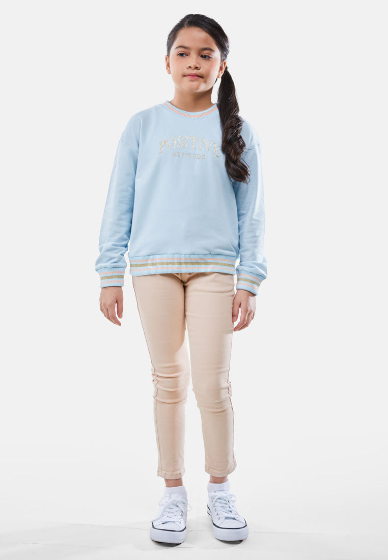 Cheetah Kids Girl Long Sleeves Sweatshirt - CJG-6816