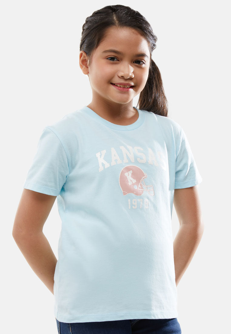 Cheetah Kids Girl Short Sleeves T-Shirt - CJG-92782(F)
