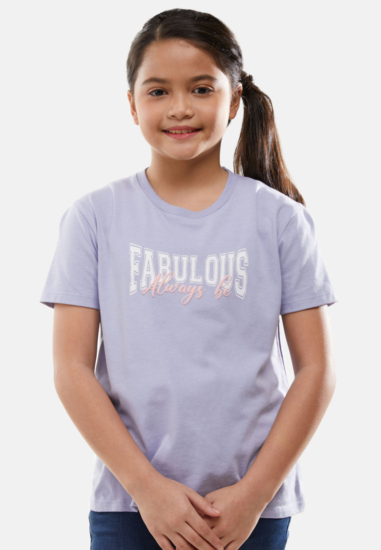 Cheetah Kids Girl Short Sleeves T-Shirt - CJG-92786(F)