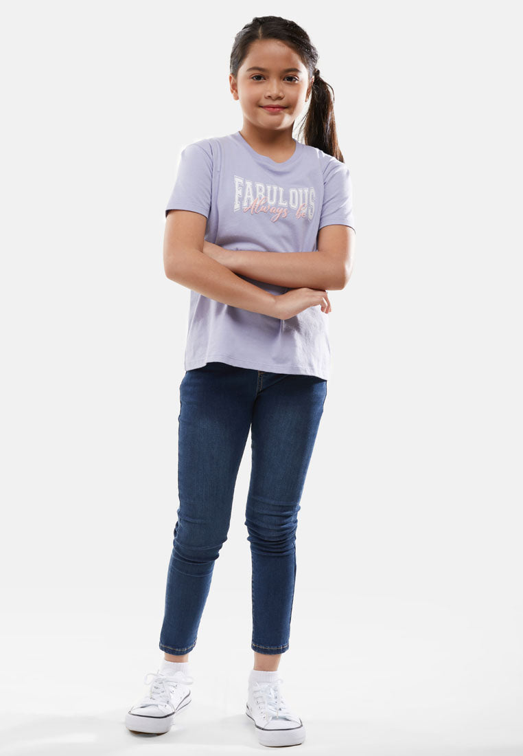 Cheetah Kids Girl Short Sleeves T-Shirt - CJG-92786(F)