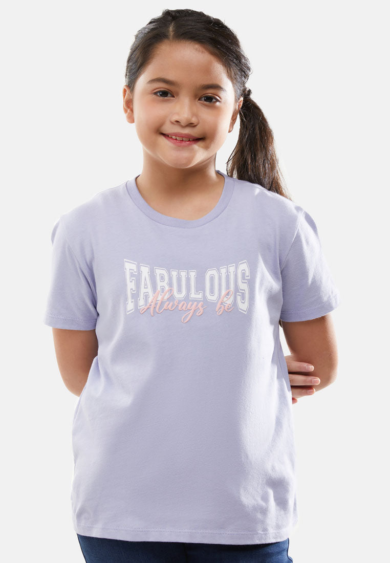 Cheetah Kids Girl Short Sleeves T-Shirt - CJG-92786(F)