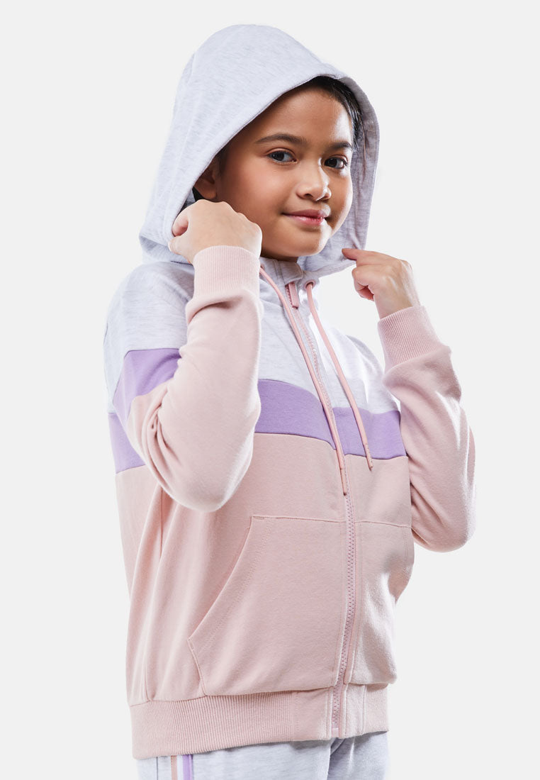 Cheetah Kids Girl  Long Sleeves Hoodie Jacket - CJG-3352