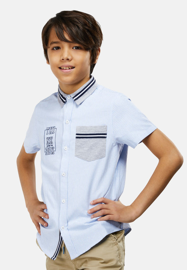 Cheetah Kids Boy Short Sleeves Shirt - CJ-130662