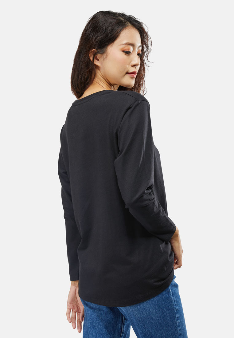 Cheetah Women Basic Long Sleeve Tunic - CL-66032
