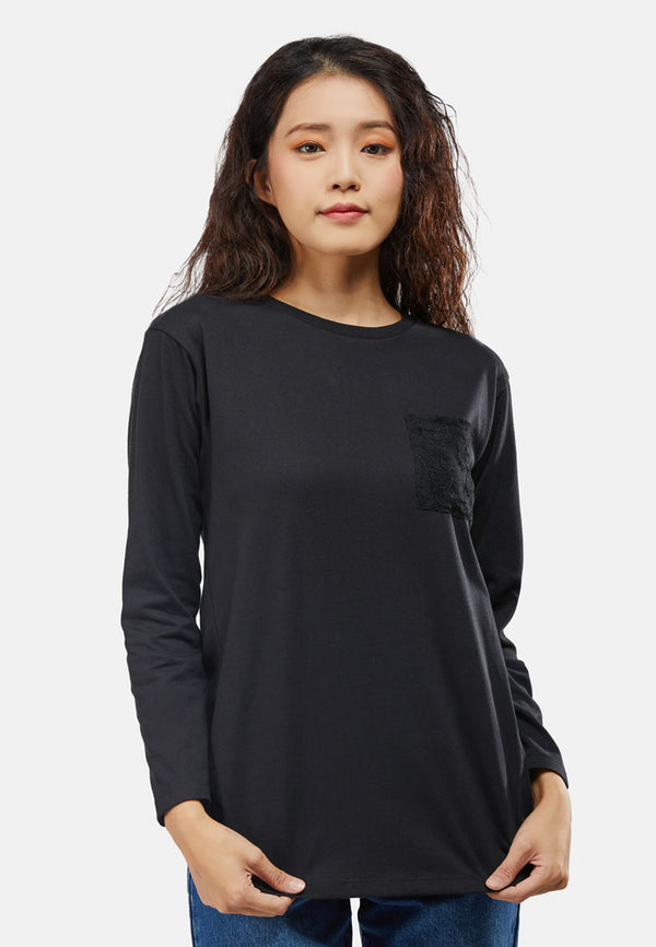 Cheetah Women Basic Long Sleeve Tunic - CL-66032