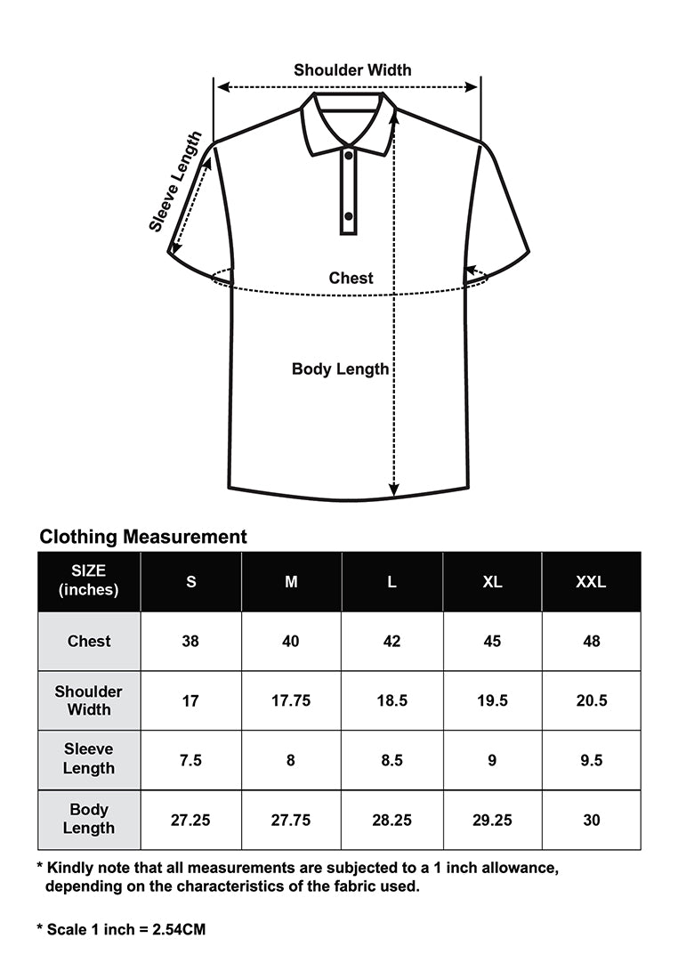 Cheetah Men Microfiber Polo Shirt - 76620 (MD-OM)