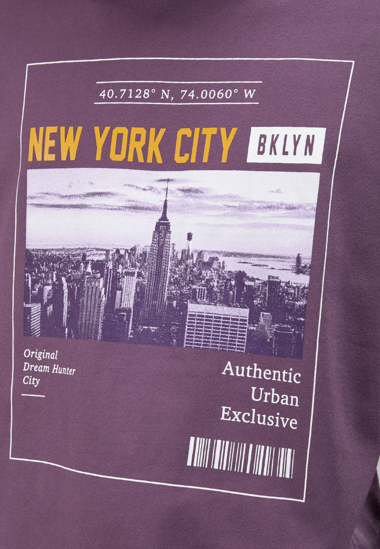 Cheetah Men Long Sleeve Graphic Tee - 61100