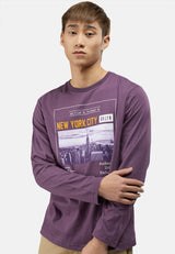 Cheetah Men Long Sleeve Graphic Tee - 61100