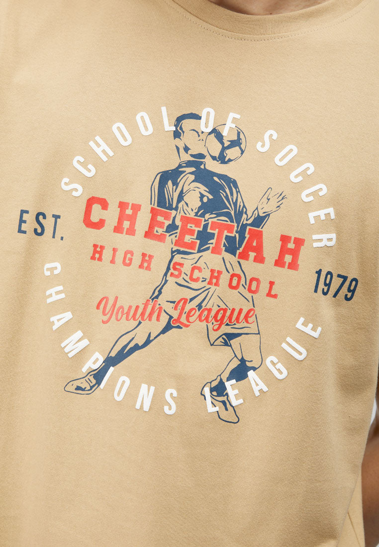 Cheetah Men Short Sleeve Graphic Tee - 99202