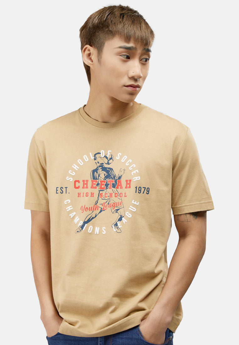 Cheetah Men Short Sleeve Graphic Tee - 99202