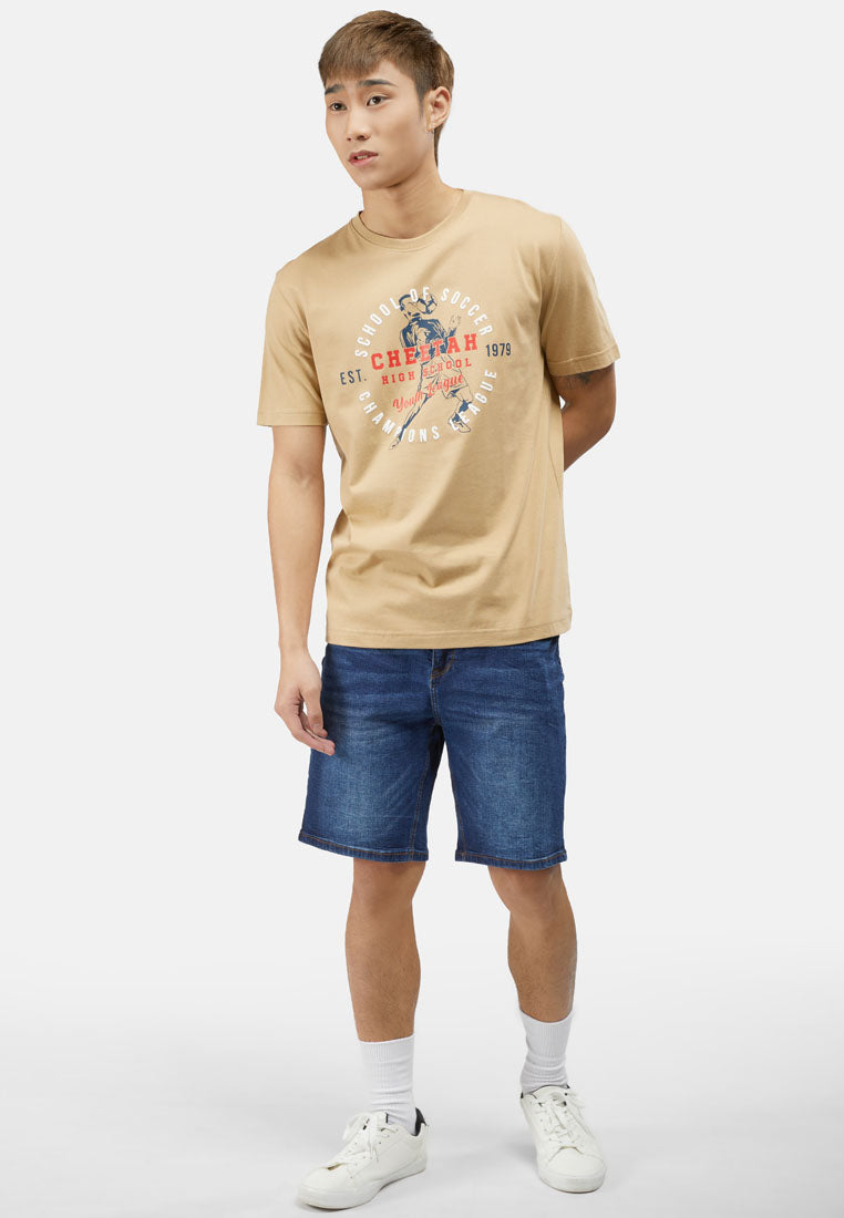 Cheetah Men Short Sleeve Graphic Tee - 99202