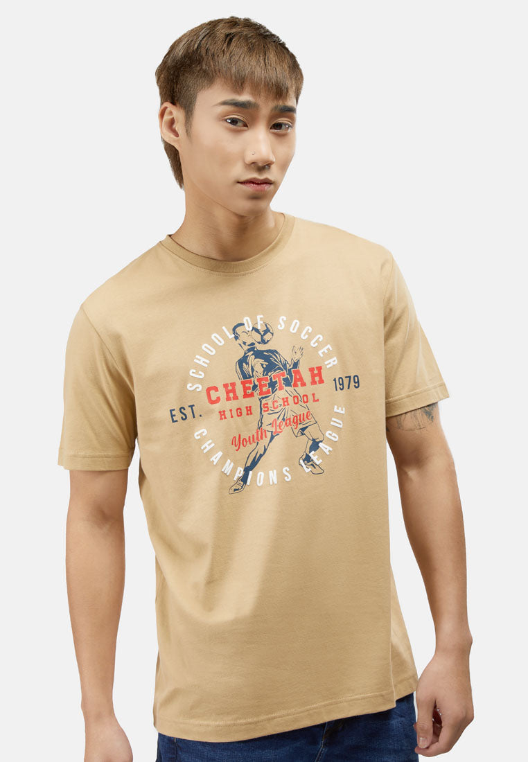 Cheetah Men Short Sleeve Graphic Tee - 99202