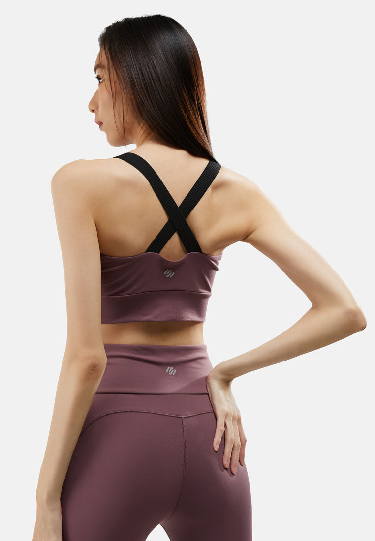 CTH unlimited Women Nylon Spandex (280gsm) Sports Bra MD3- CUW-8006