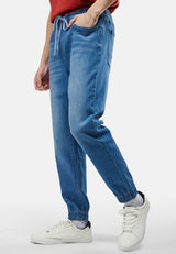 Cheetah Men Denim Jogger Pants - 110688