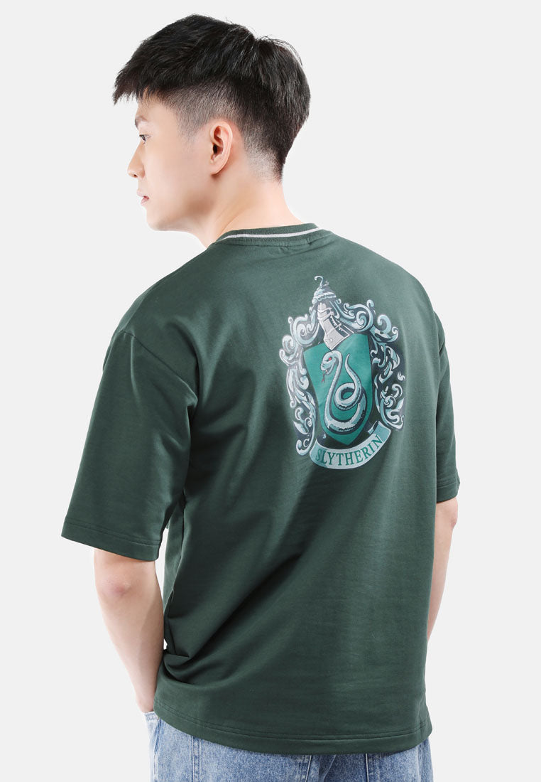 Cheetah Men Harry Potter Short Sleeve Slytherin T-Shirt - 99340