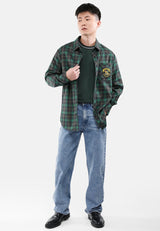 Cheetah Men Harry Potter Long Sleeve Hogwarts Checkered Shirt - 130566