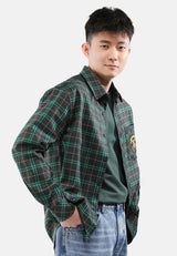 Cheetah Men Harry Potter Long Sleeve Hogwarts Checkered Shirt - 130566