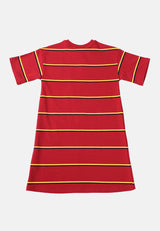 Cheetah Kids Girl Harry Potter Short Sleeves Dress - CJG-19252
