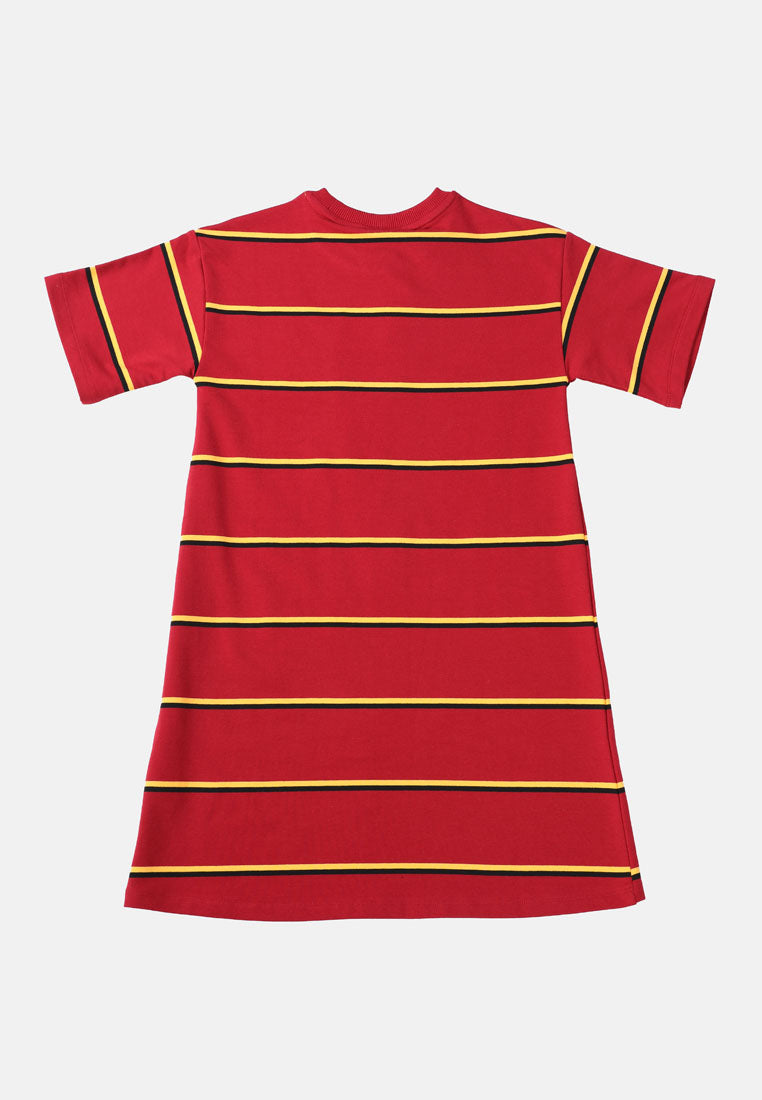 Cheetah Kids Girl Harry Potter Short Sleeves Dress - CJG-19252