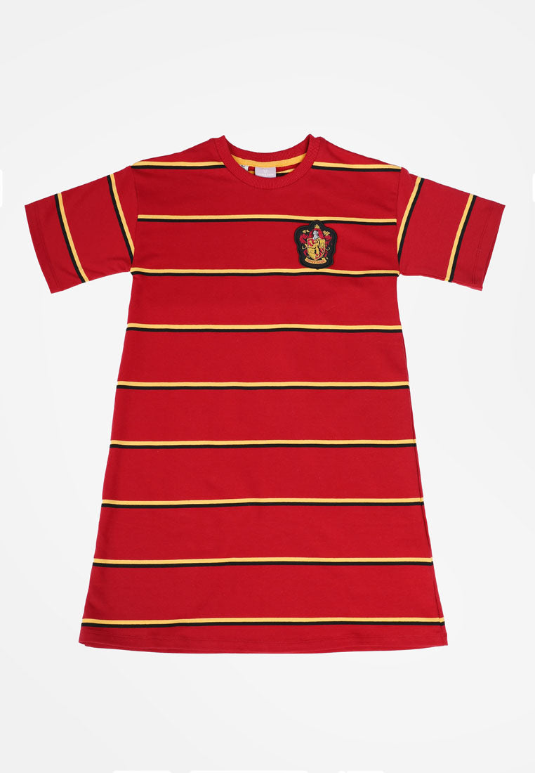 Cheetah Kids Girl Harry Potter Short Sleeves Dress - CJG-19252