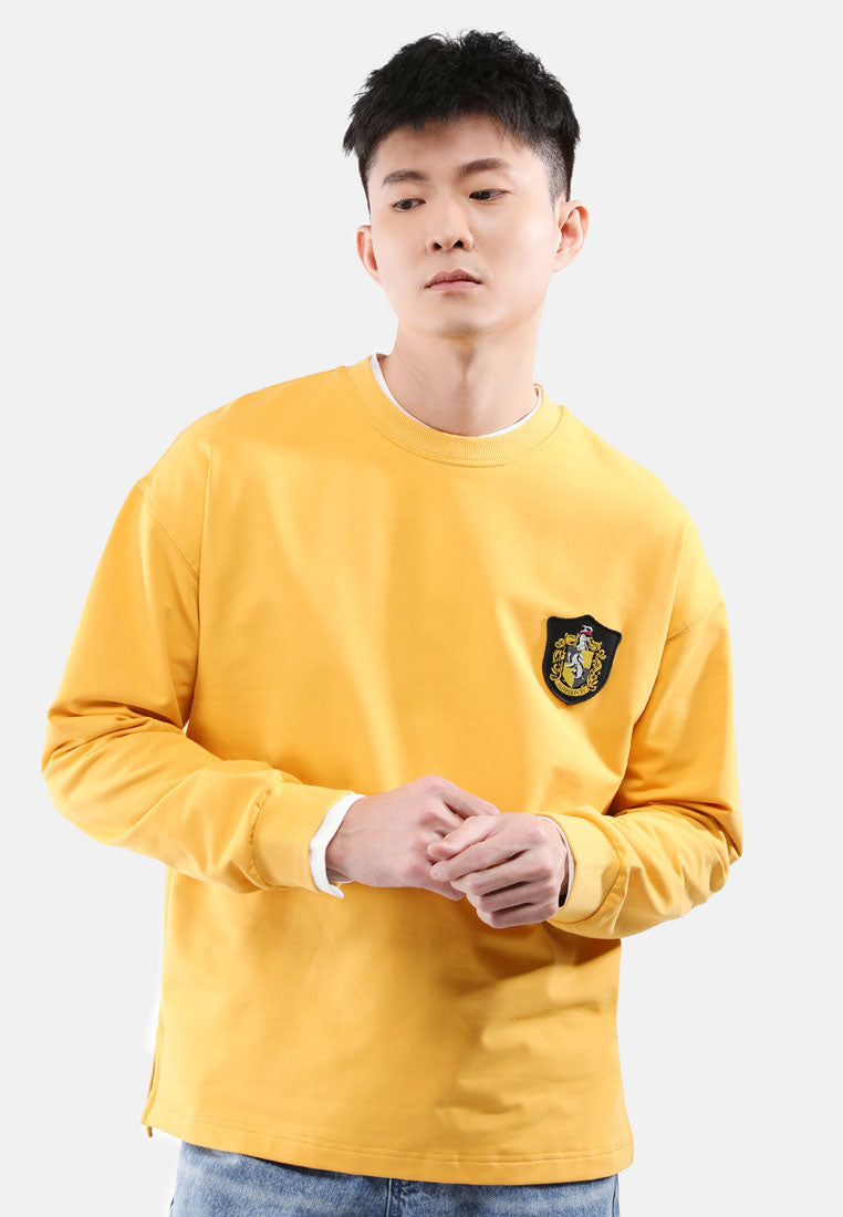 Cheetah Men Harry Potter Long Sleeve Hufflepuff Sweatshirt - 61170