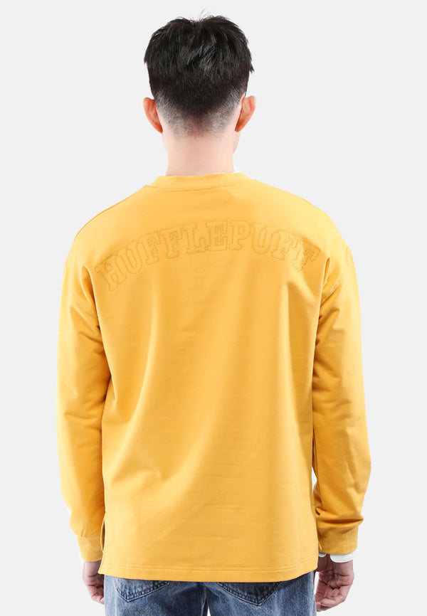 Cheetah Men Harry Potter Long Sleeve Hufflepuff Sweatshirt - 61170