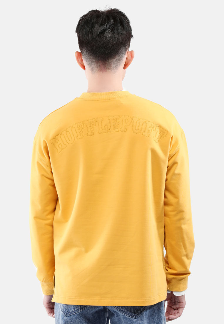 Cheetah Men Harry Potter Long Sleeve Hufflepuff Sweatshirt - 61170