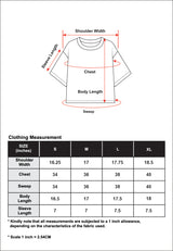 CHEETAH Women Safari Oversize Short Sleeve Cropped T-shirt - CL-95740