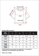 CHEETAH Women Safari Oversize Short Sleeve Cropped T-shirt - CL-95742